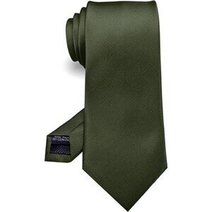 Solid Color Tie Formal Necktie for Men